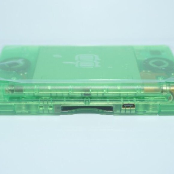 Nintendo DS Lite Transparent Clear Kiwi Green Handheld System with Charger - Picture 7 of 8